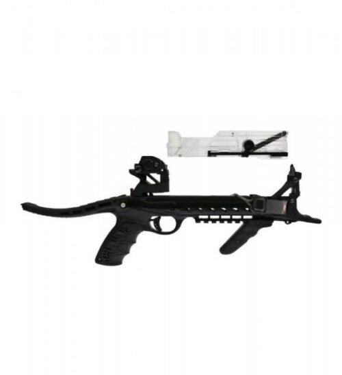PISTOLET ARBALÈTE À RÉPÉTITION HORI-ZONE RED BACK XR 80 LBS / CHARGEUR 5 FLÈCHES (4) – Image 4