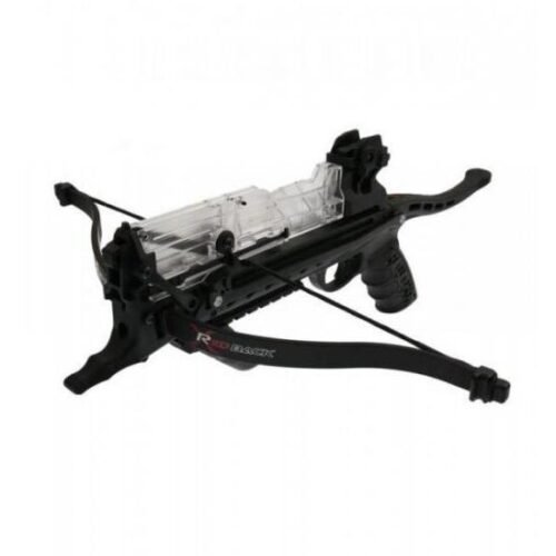 PISTOLET ARBALÈTE À RÉPÉTITION HORI-ZONE RED BACK XR 80 LBS / CHARGEUR 5 FLÈCHES (4)