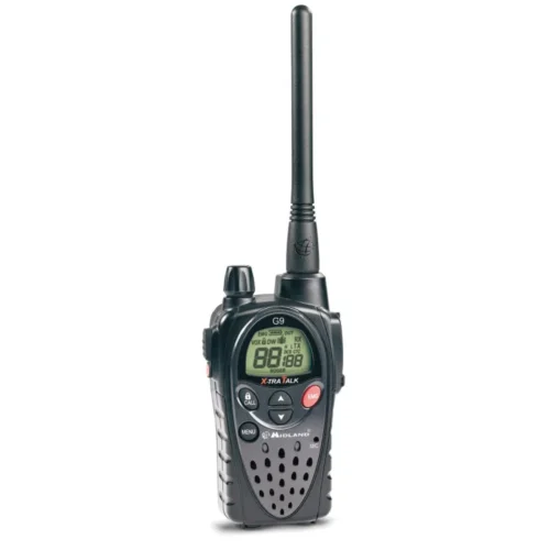 Talkie-walkie G9 PMR446 8 + 16 canaux antenne 12cm orange camo