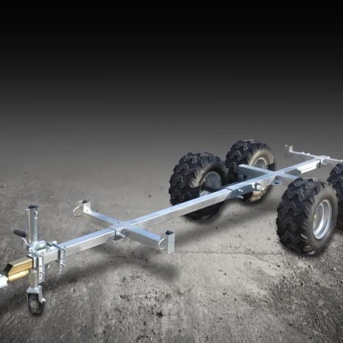 Châssis Remorque quad essieu Boggie – 1000 kg – CRAD