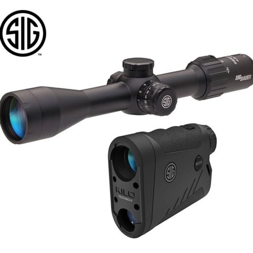 Combo Sig Sauer KILO1800BDX Sierra3 BDX Télémèttre 6×22 et Lunette de Visée 4.5-14×44