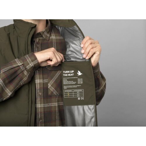 GILET CHAUFFANT CELSIUS PINE GREEN – Image 3