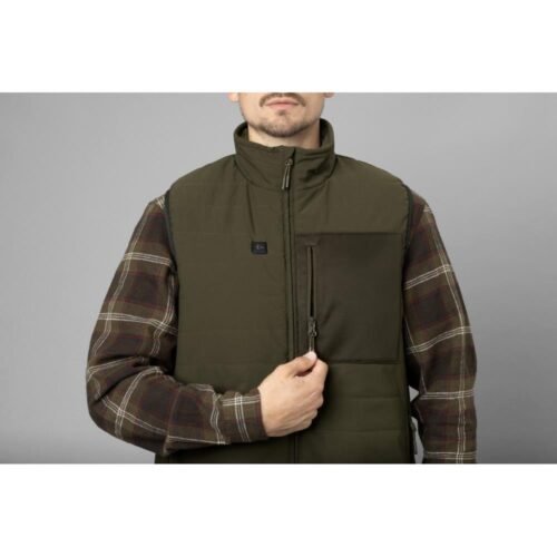 GILET CHAUFFANT CELSIUS PINE GREEN – Image 5