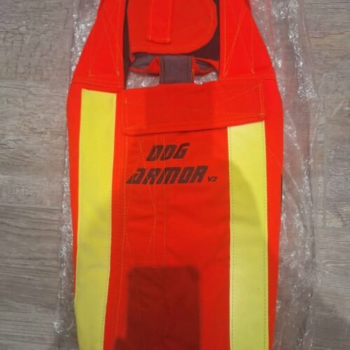 Gilet de protection canihunt dog armor – orange V2 (OCCASION)