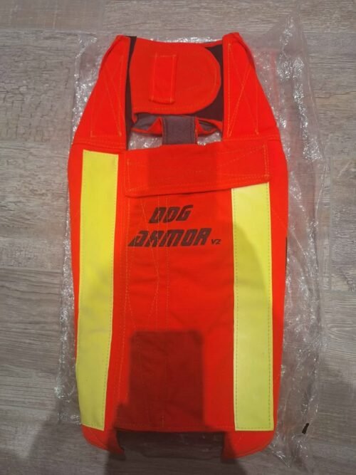 Gilet de protection canihunt dog armor - orange V2 (OCCASION)