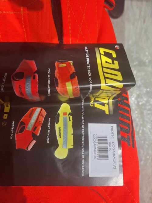 Gilet de protection canihunt dog armor - orange V2 (OCCASION) – Image 3