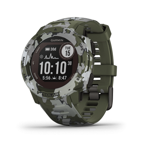 Montre gps multi-fonction Garmin instinct solar - Lichen Camo