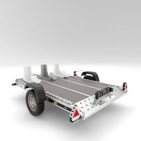 Remorque porte-motos MotoQuad 2616 trailer 246 x 160cm 750kg neuve
