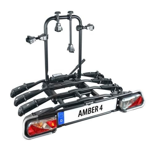 PORTE-VÉLOS 4 VÉLOS AMBER IV – EUFAB FOURNI AVEC ADAPTATEUR 7/13 BROCHES
