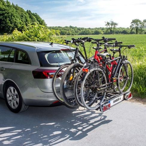 PORTE-VÉLOS 4 VÉLOS AMBER IV – EUFAB FOURNI AVEC ADAPTATEUR 7/13 BROCHES