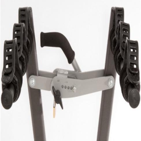 Porte-vélos sur attelage suspendu compact MOTTEZ pour 3 vélos