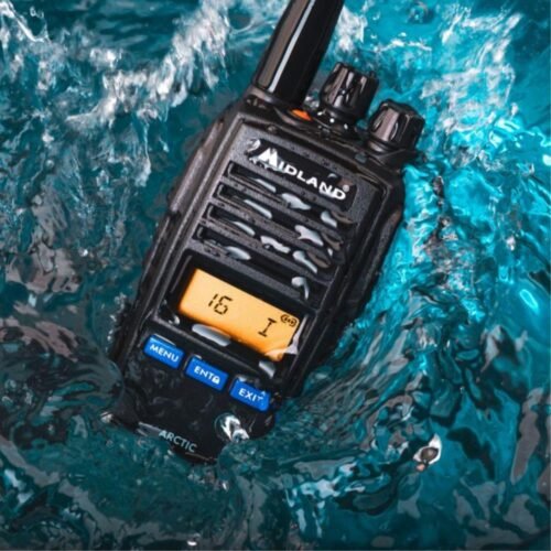 Radio ARCTIC UHF/VHF Marine 5W IP67 Noir Midland – Image 3