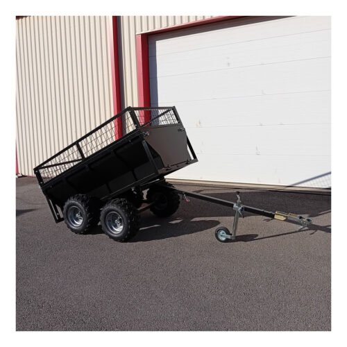 Remorque Benne Basculante Manuelle 2 Essieux (PTC 1200 kg) OCCASION