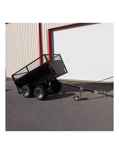 Remorque Benne Basculante Manuelle 2 Essieux (PTC 1200 kg) OCCASION – Image 2