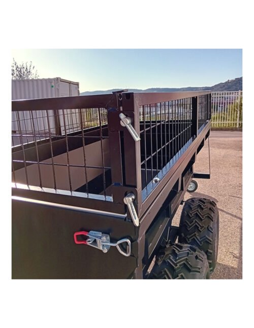 Remorque Benne Basculante Manuelle 2 Essieux (PTC 1200 kg) OCCASION – Image 6