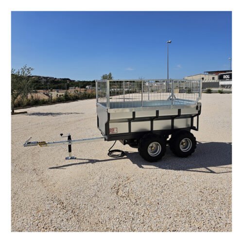 Remorque Benne Électro-Hydraulique 2 Essieux (PTC 1600 kg)  OCCASION