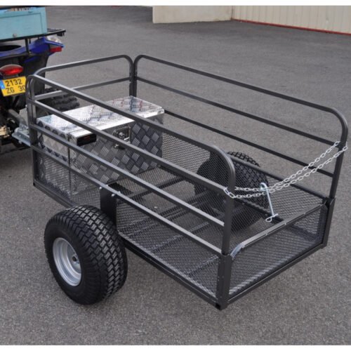 Remorque Quad Plateau Grillagé Simple Essieu (PTC 500 kg) OCCASION