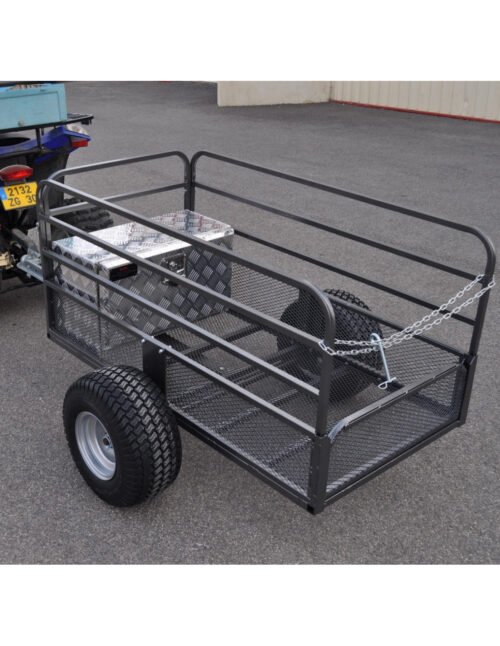 Remorque Quad Plateau Grillagé Simple Essieu (PTC 500 kg) OCCASION