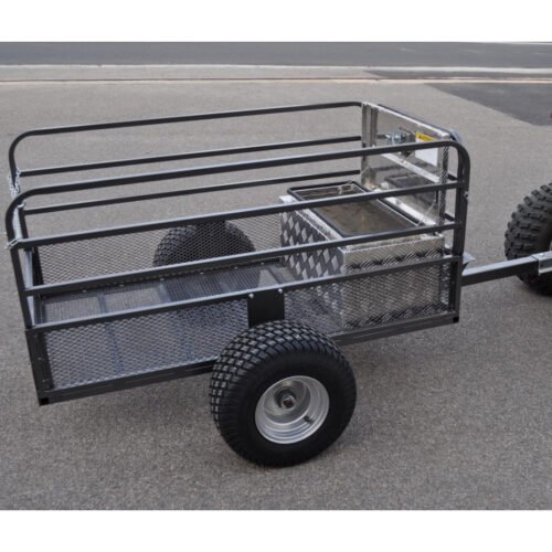 Remorque Quad Plateau Grillagé Simple Essieu (PTC 500 kg) OCCASION