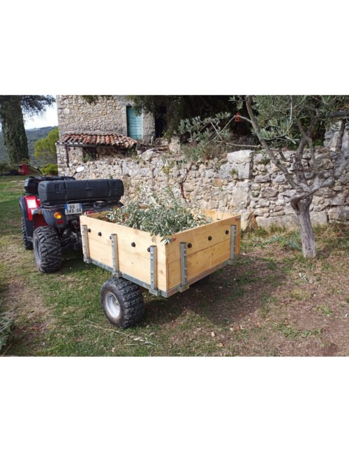 Remorque Plateau Grille Simple Essieu (PTC 350 kg) OCCASION – Image 2