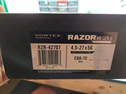 Lunette Vortex Razor HD Gen II 4.5-27x56 - EBR-7C IL FFP (Mrad) - Vortex (OCCASION NEUVE) – Image 4