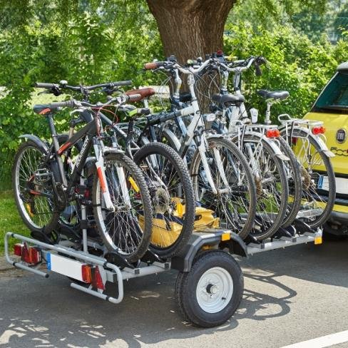 Remorque 6 vélos sur attelage TITAN 6