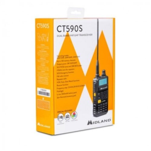 TALKIE WALKIE BI BANDE CT590 S NOIR