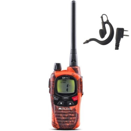 TALKIE WALKIE G9 PRO NOIR AVEC OREILLETTE