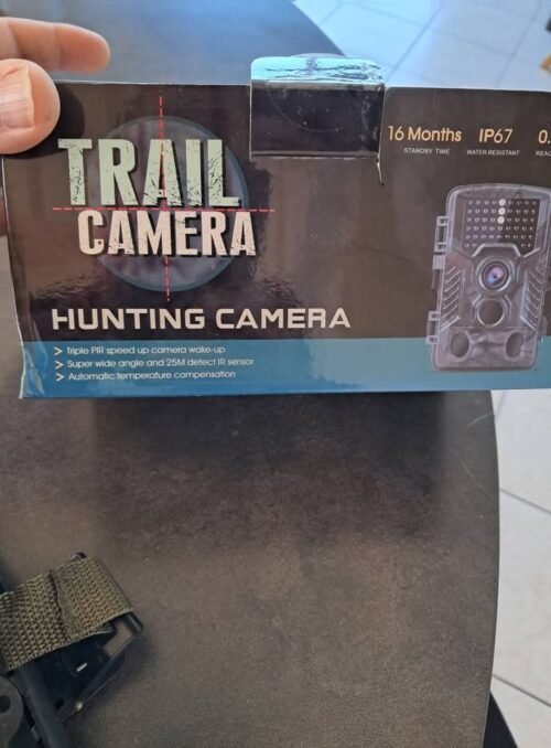 Caméra de Chasse WiFi Bluetooth, 32MP HD 1296P et Vision Nocturne,0.1S Temps de Déclenchement,No Glow LED Infrarouge et IP66 Étanche|A280W Gris (OCCASION NEUVE) – Image 3