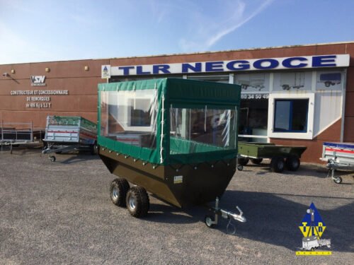 Remorque TLR, Transport de 08 à 10 Personnes, Tout-Terrain Robuste (OCCASION)
