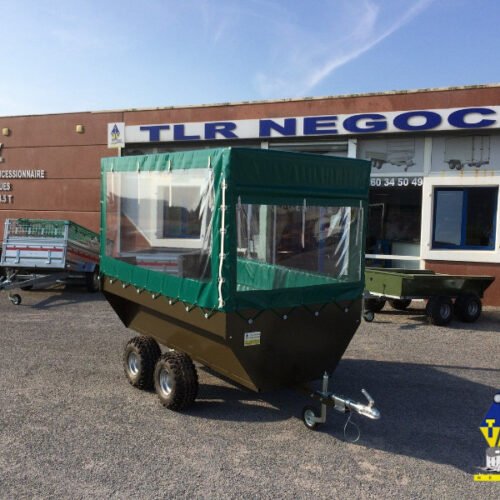 Remorque TLR, Transport de 08 à 10 Personnes, Tout-Terrain Robuste (OCCASION)