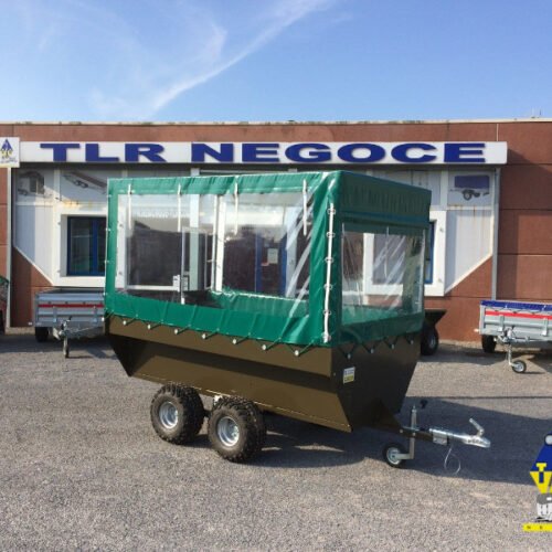 Remorque TLR, Transport de 08 à 10 Personnes, Tout-Terrain Robuste (OCCASION)