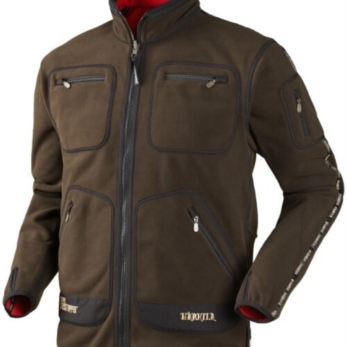 VESTE KAMKO MARRON ROUGE