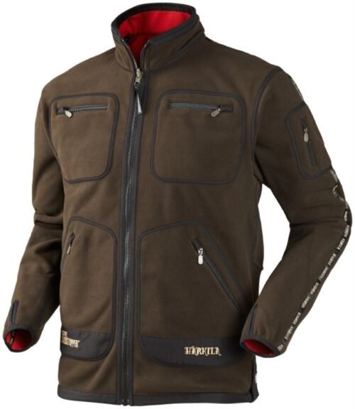 VESTE KAMKO MARRON ROUGE