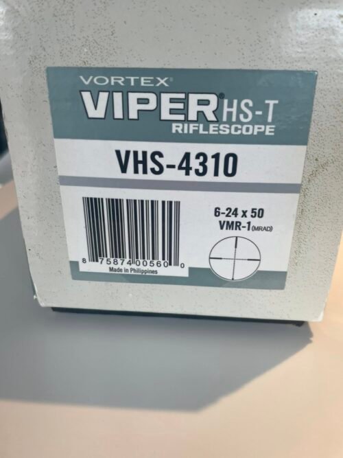 Lunette de tir Viper HS-T 6-24x50 SPF avec réticule VMR-1 MOA de Vortex garantie à vie (OCCASION NEUVE) – Image 2
