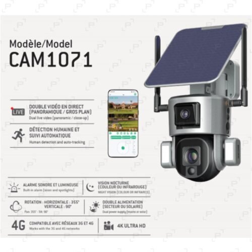 Caméra NUM'AXES CAM1071 360° 4G – Image 2