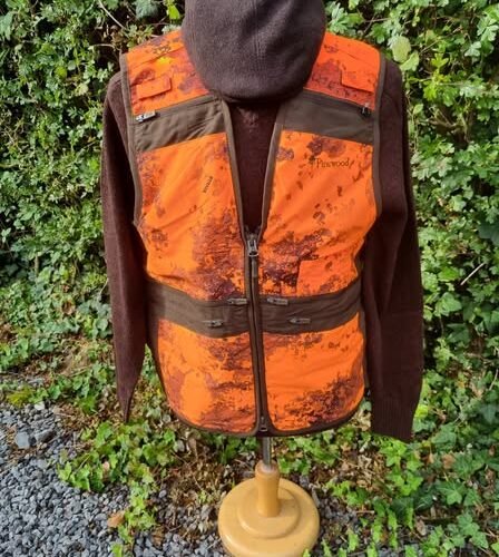 Gilet de Chasse Orange Pinewood