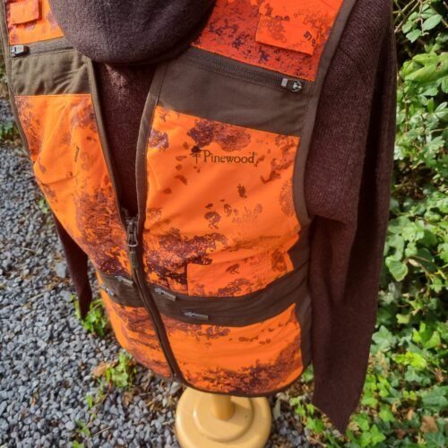 Gilet de Chasse Orange Pinewood