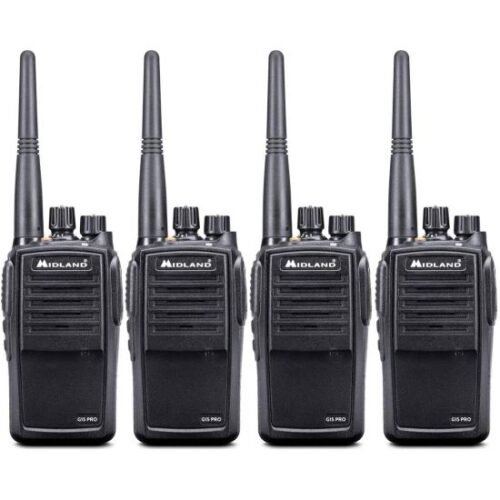Pack Walkie-Talkie Midland G15 Pro (x4) avec Chargeur Multiple