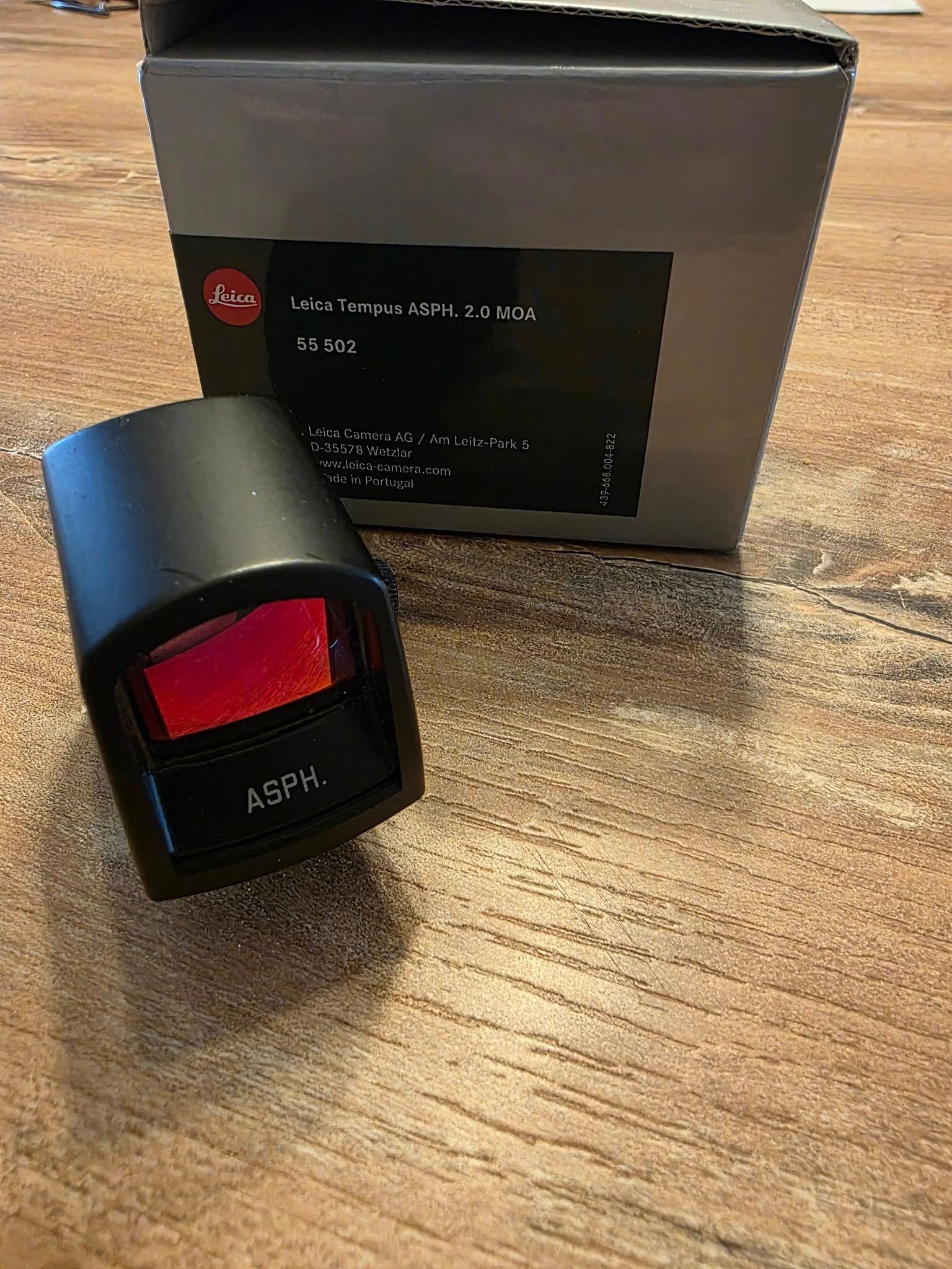 Point Rouge Leica Tempus ASPH. 2.0 MOA & Montage Blaser