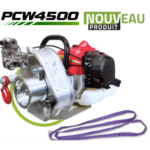 Treuil Portable PCW4500 Essence 2T (2000 kg)