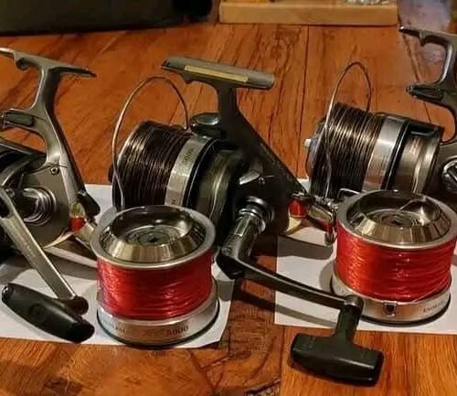 Lot 3 moulinets Daiwa Emblem Pro avec bobines supplémentaires