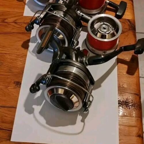 Lot 3 moulinets Daiwa Emblem Pro avec bobines supplémentaires