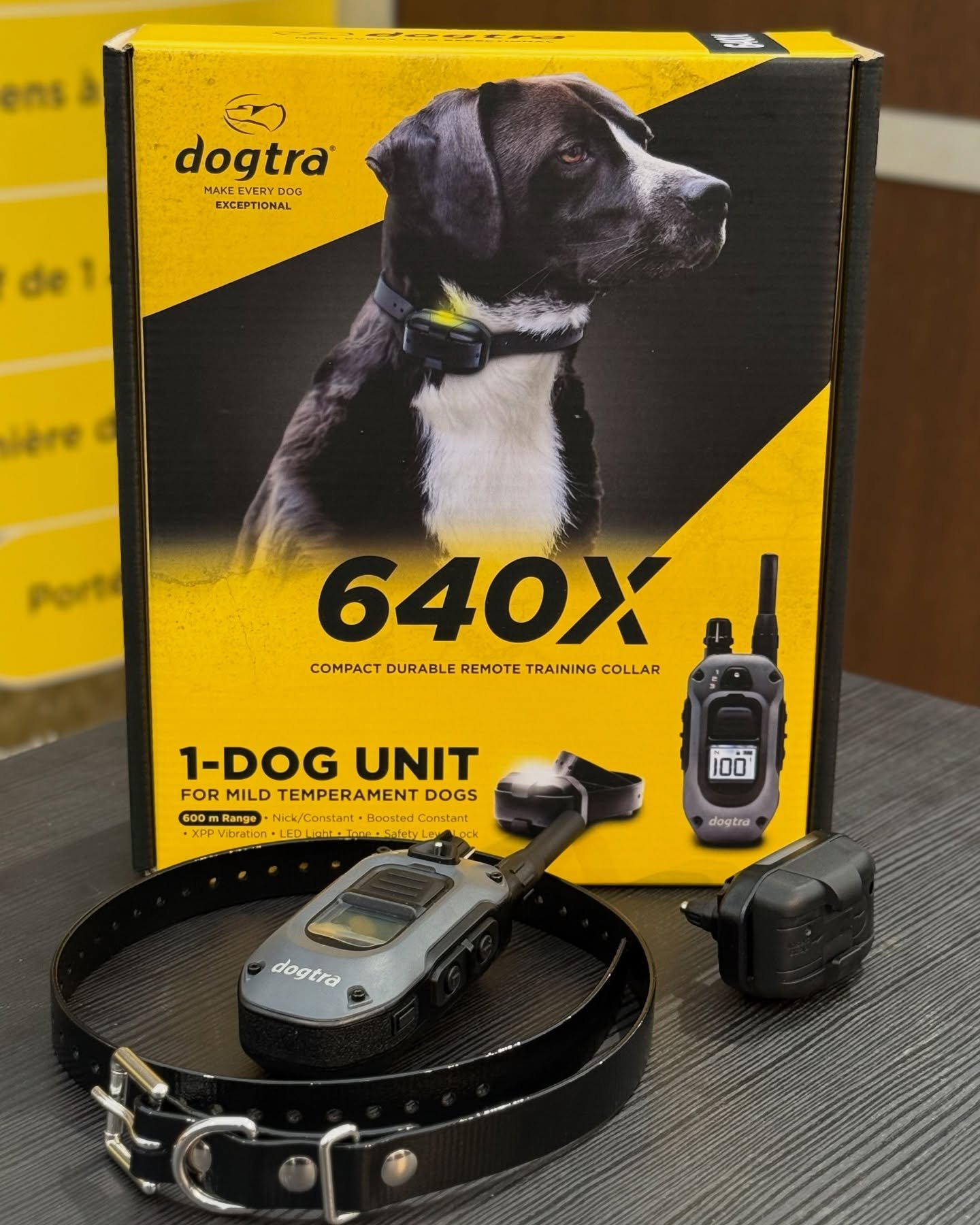 COLLIER DE DRESSAGE DOGTRA 640X Kit 1- Chien ( 280X ) version EU – Image 2