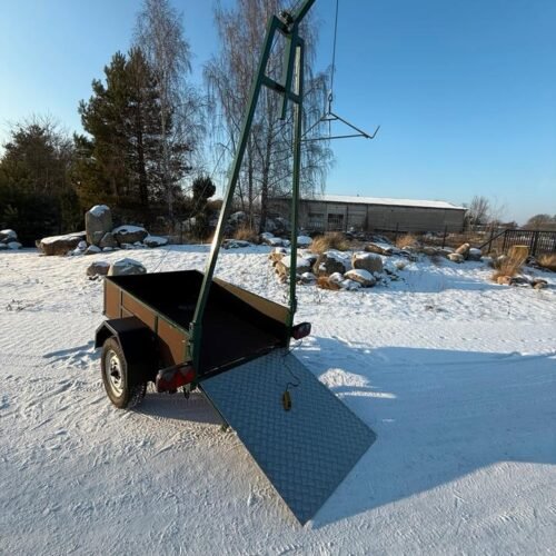 Remorque Transport de Gibier – Levage Intégré – Treuil PROXXON