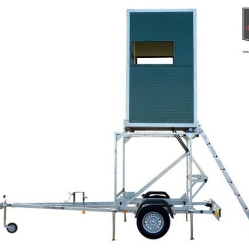 Affût de Chasse Mobile Premium – Hauteur de Tir 3,10 m