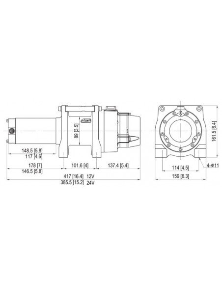 Treuil de Levage Électrique ComeUp GTD-1200 – 12V (Capacité 550 kg) – Image 3