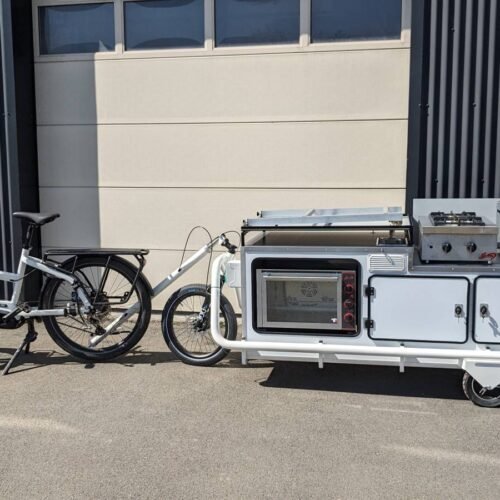 Remorque Cuisine Écoresponsable « Bilmo » & Vélo Cargo Jean Fourche