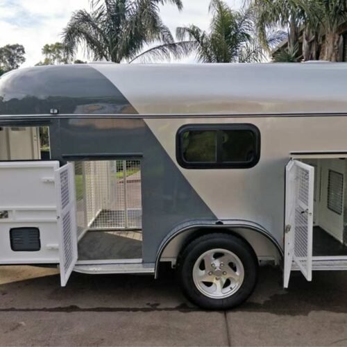 Remorque Canine K9 Premium – 4 Compartiments Individuels