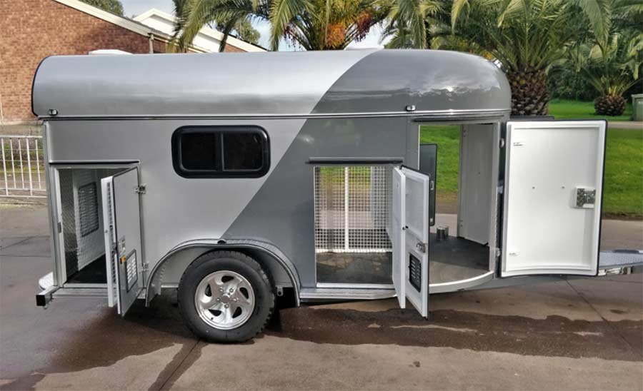 Remorque Canine K9 Premium – 4 Compartiments Individuels – Image 3